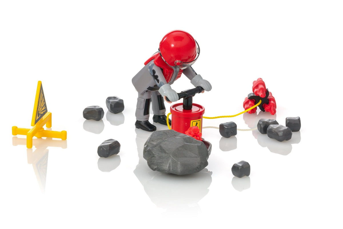 Playmobil Special Plus Rock Blaster with Rubble-9092-Animal Kingdoms Toy Store