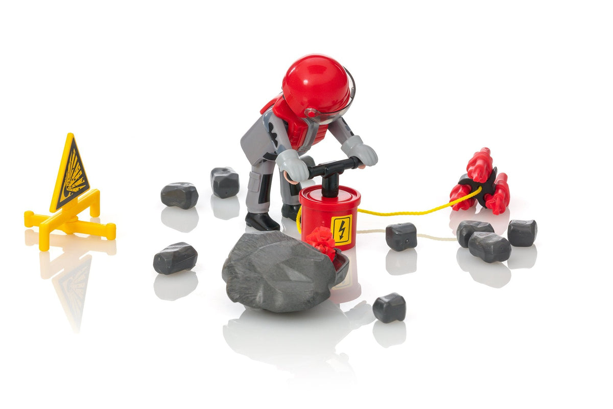 Playmobil Special Plus Rock Blaster with Rubble-9092-Animal Kingdoms Toy Store