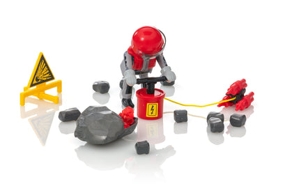 Playmobil Special Plus Rock Blaster with Rubble-9092-Animal Kingdoms Toy Store