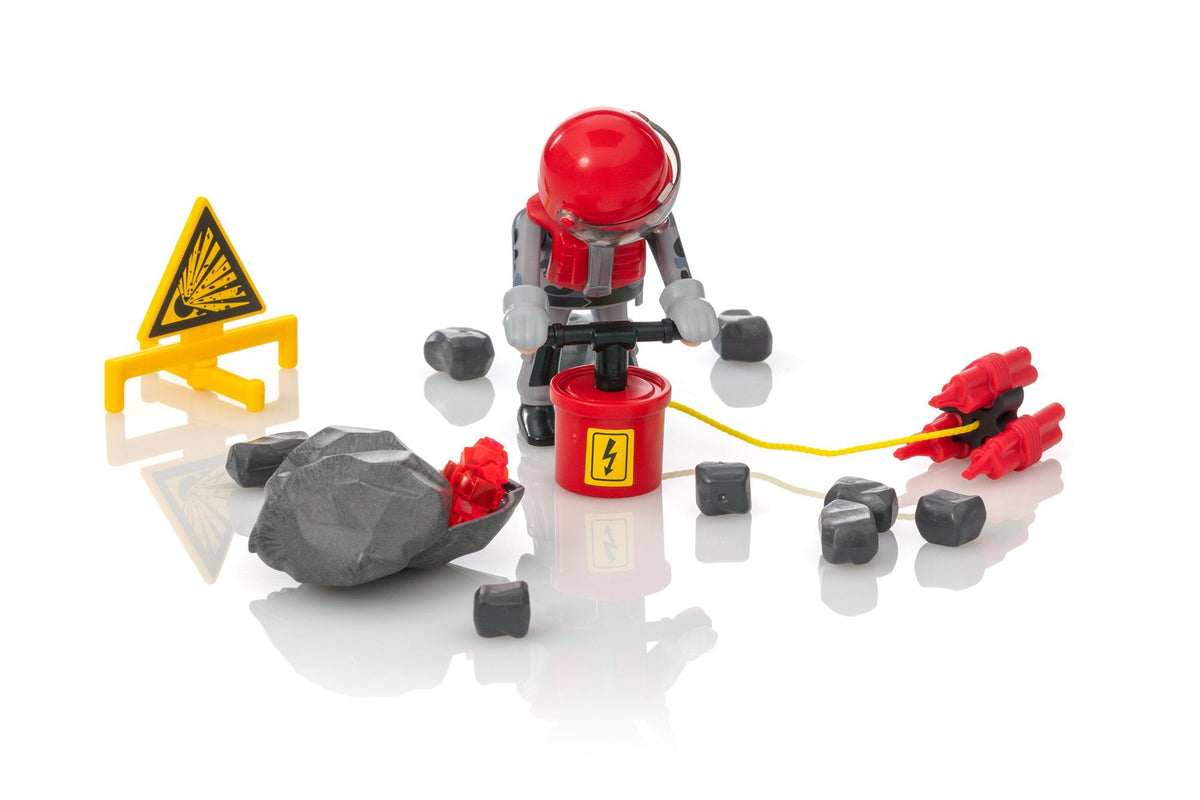 Playmobil Special Plus Rock Blaster with Rubble-9092-Animal Kingdoms Toy Store
