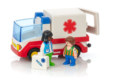 Playmobil 1.2.3 Rescue Ambulance