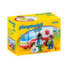 Playmobil 1.2.3 Rescue Ambulance-9122-Animal Kingdoms Toy Store