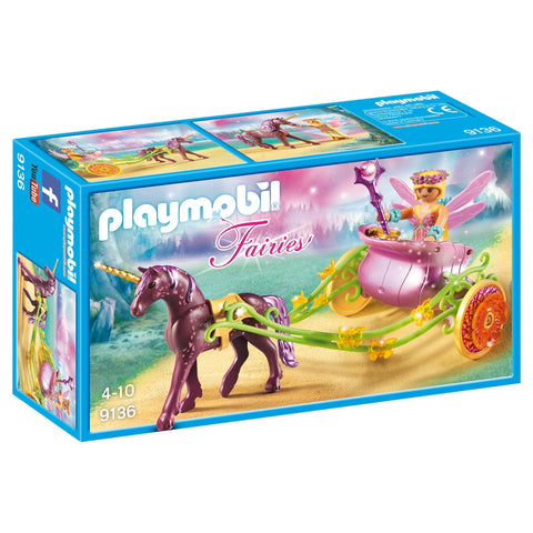 Playmobil Fairies Unicorn Fairy Carriage-9136-Animal Kingdoms Toy Store
