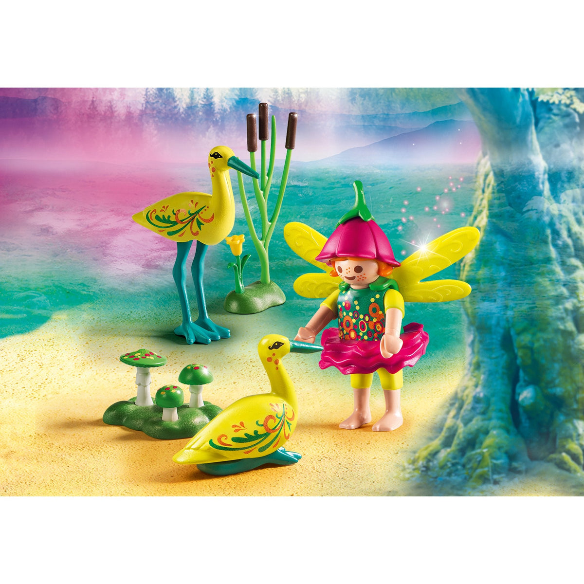 Playmobil Fairies Fairy Girl With Storks-9138-Animal Kingdoms Toy Store