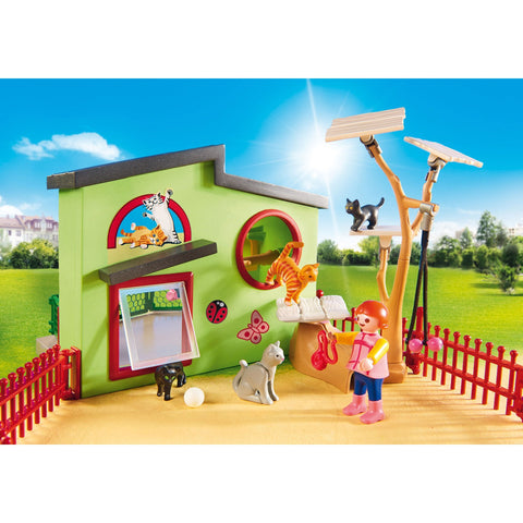 Playmobil Purrfect Stay Cat Boarding-09276-Animal Kingdoms Toy Store