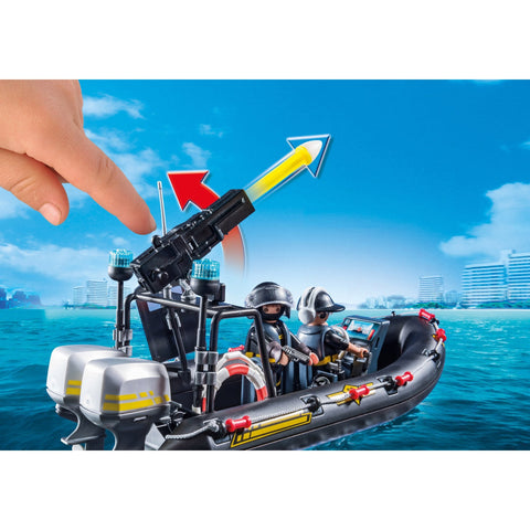 Playmobil Tactical Unit Boat-9362-Animal Kingdoms Toy Store