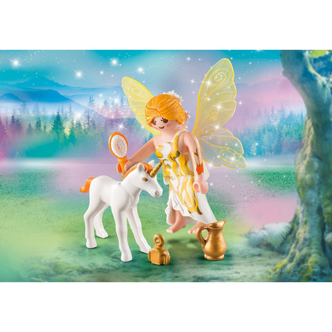 Playmobil Special Plus Sun Fairy With Unicorn-9438-Animal Kingdoms Toy Store