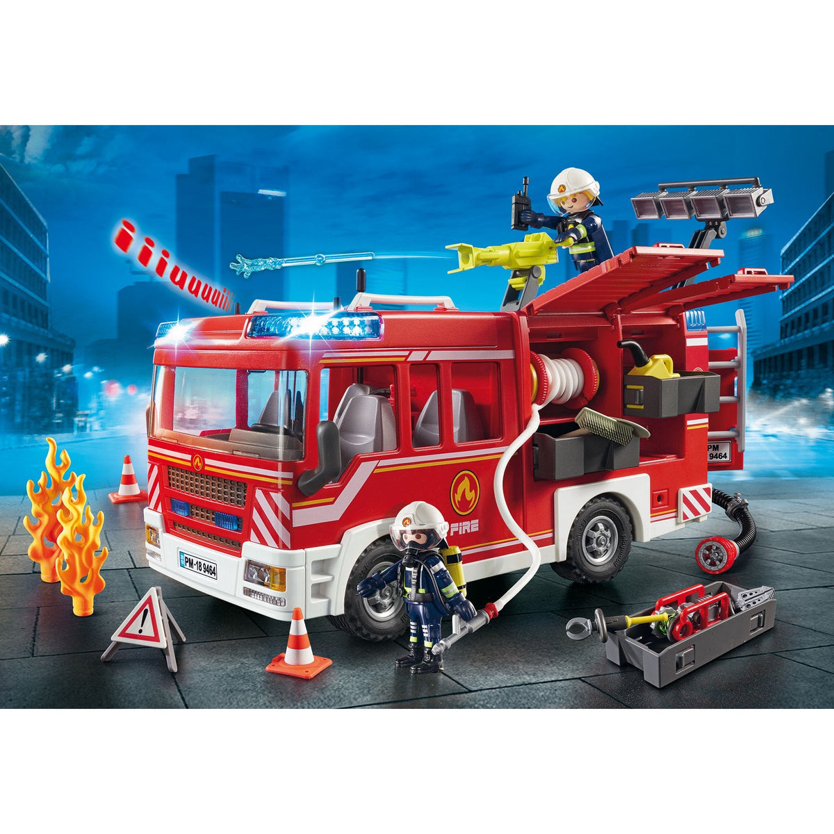 Playmobil City Action Fire Engine-9464-Animal Kingdoms Toy Store