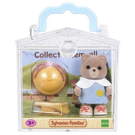 Sylvanian Families Carry Case Bear with Yellow Hat & Bag-4391-Animal Kingdoms Toy Store
