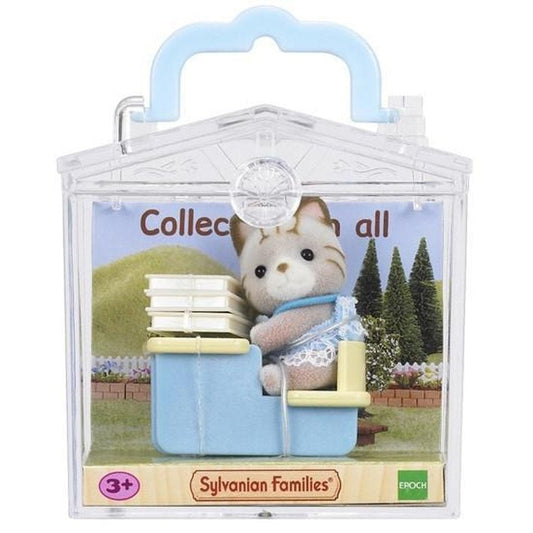 Sylvanian Families Carry Case Cat with School Desk-4391-Animal Kingdoms Toy Store
