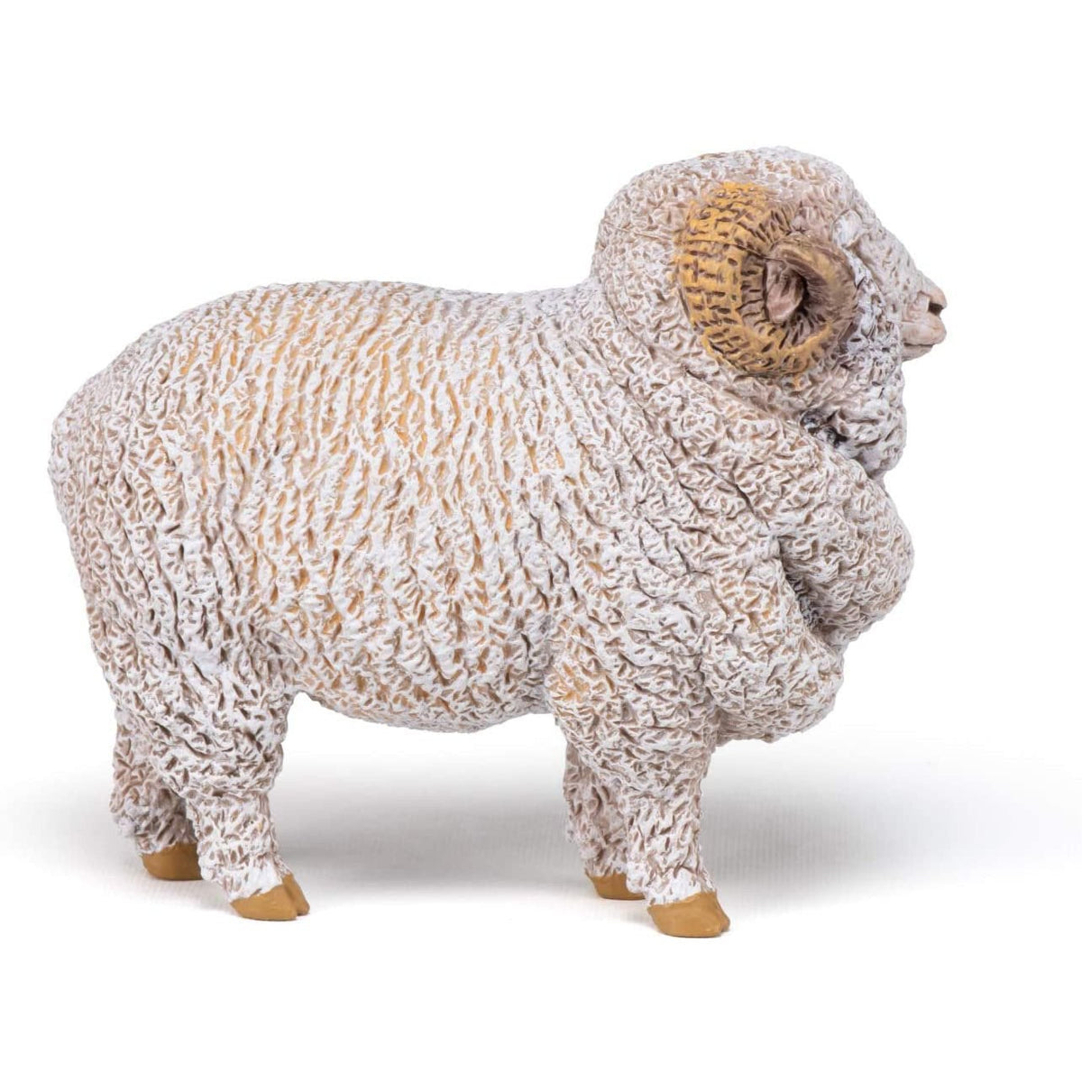 Papo Merino Sheep Ram-51174-Animal Kingdoms Toy Store