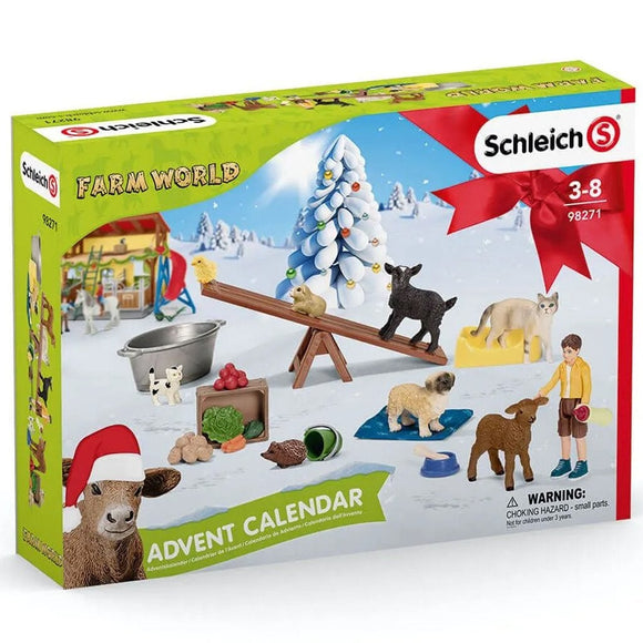 Schleich Advent Calendar Farm World 2021-98271-Animal Kingdoms Toy Store