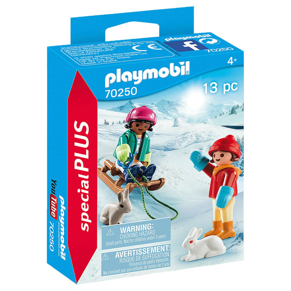 Playmobil Special Plus Children with Sleigh-70250-Animal Kingdoms Toy Store