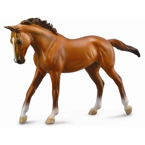 CollectA Thoroughbred Mare Chestnut Deluxe 1:12 Scale-88635-Animal Kingdoms Toy Store