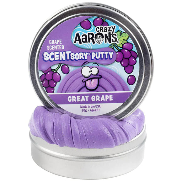 Crazy Aarons Scentsory Great Grape Thinking Putty