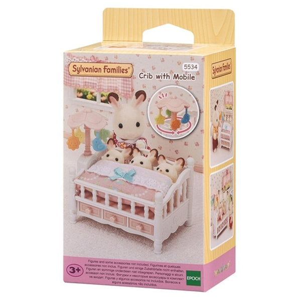 Sylvanian Families Triplets Crib with Mobile-5534-Animal Kingdoms Toy Store