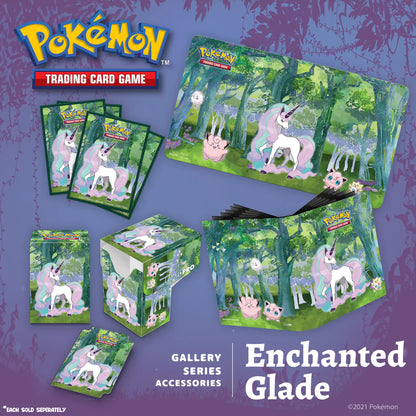 Pokemon TCG Deck Protector Sleeves x65 - Gallery Series- Enchanted Glade