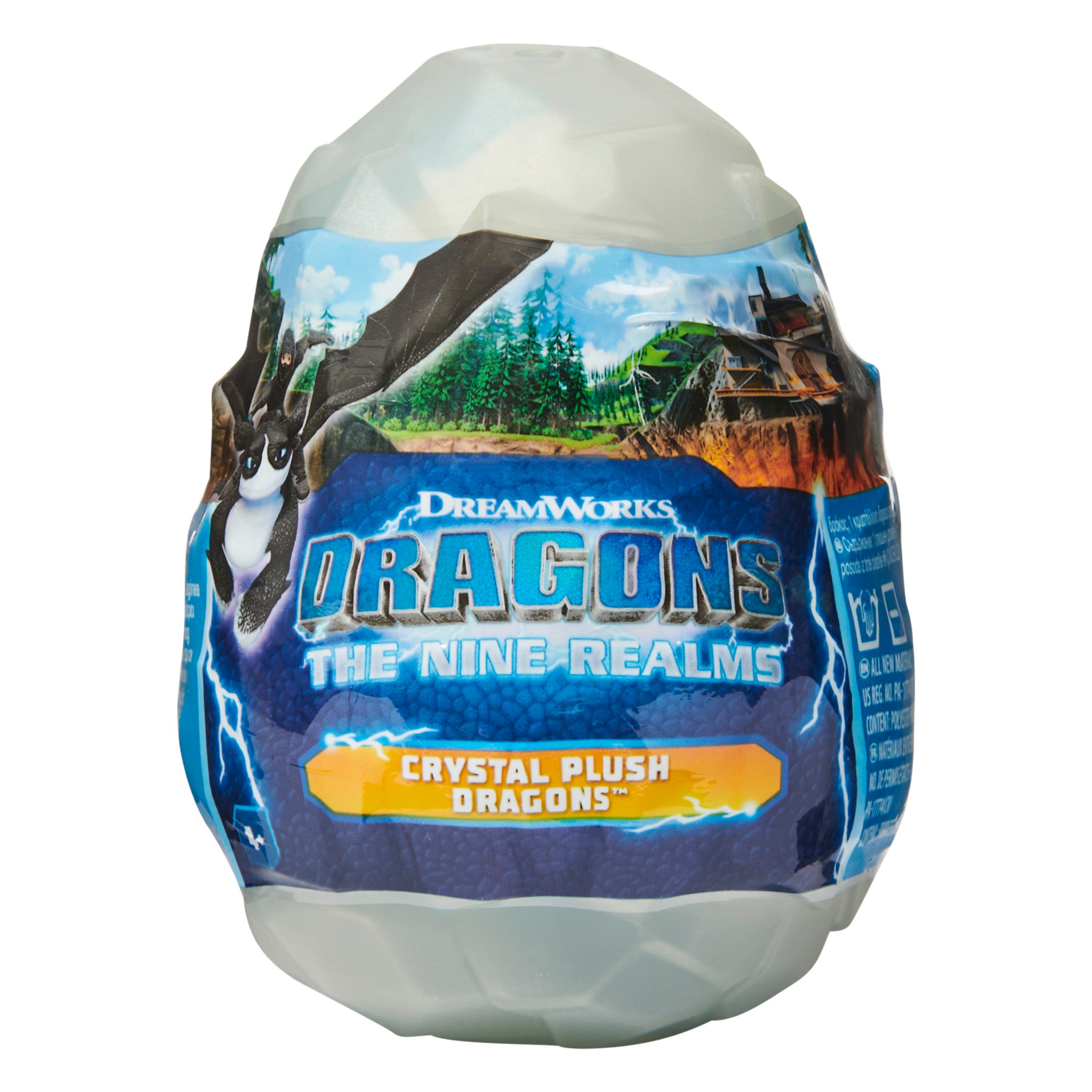 Dreamworks Dragons The Nine Realms, Crystal Plush Dragons, 7,6 cm, Jouets pour Enfants à partir Dreamworks Dragons The Nine Realms, Crystal Plush Dragons, 7,6 cm, Jouets pour Enfants à partir