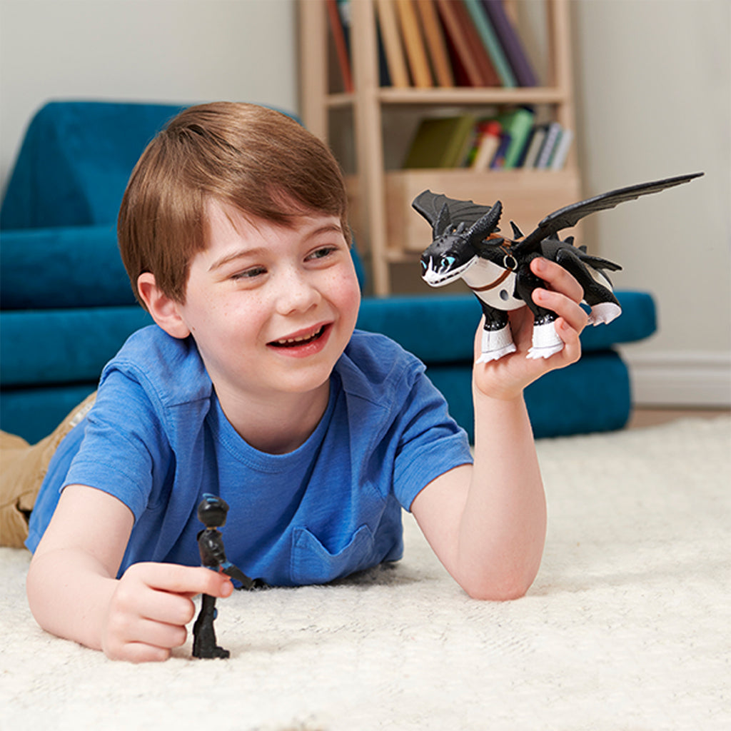 DreamWorks Dragons – Coffret Aventure Tom Et Thunder – Figurines Articulées – The Nine Realms – Dès 4 Ans