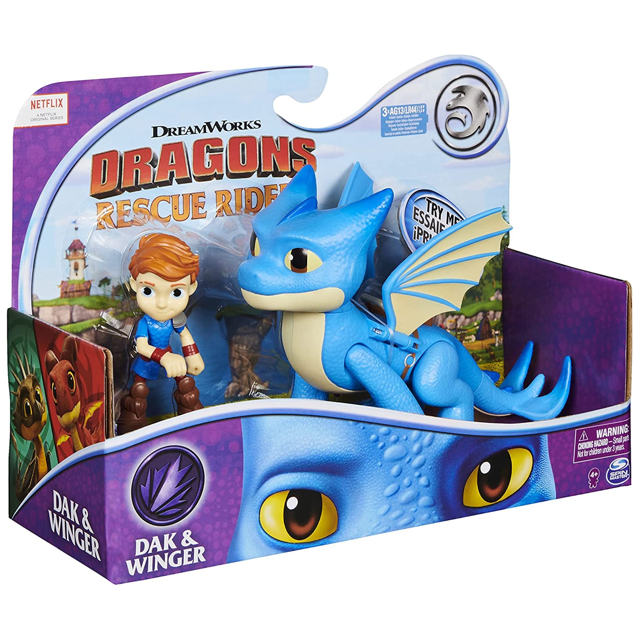 Dreamworks Dragons Rescue Riders - Winger & Dak – Animal Kingdoms Toy Store