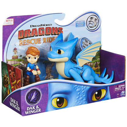 Dreamworks Dragons Rescue Riders - Winger & Dak - Damaged Box