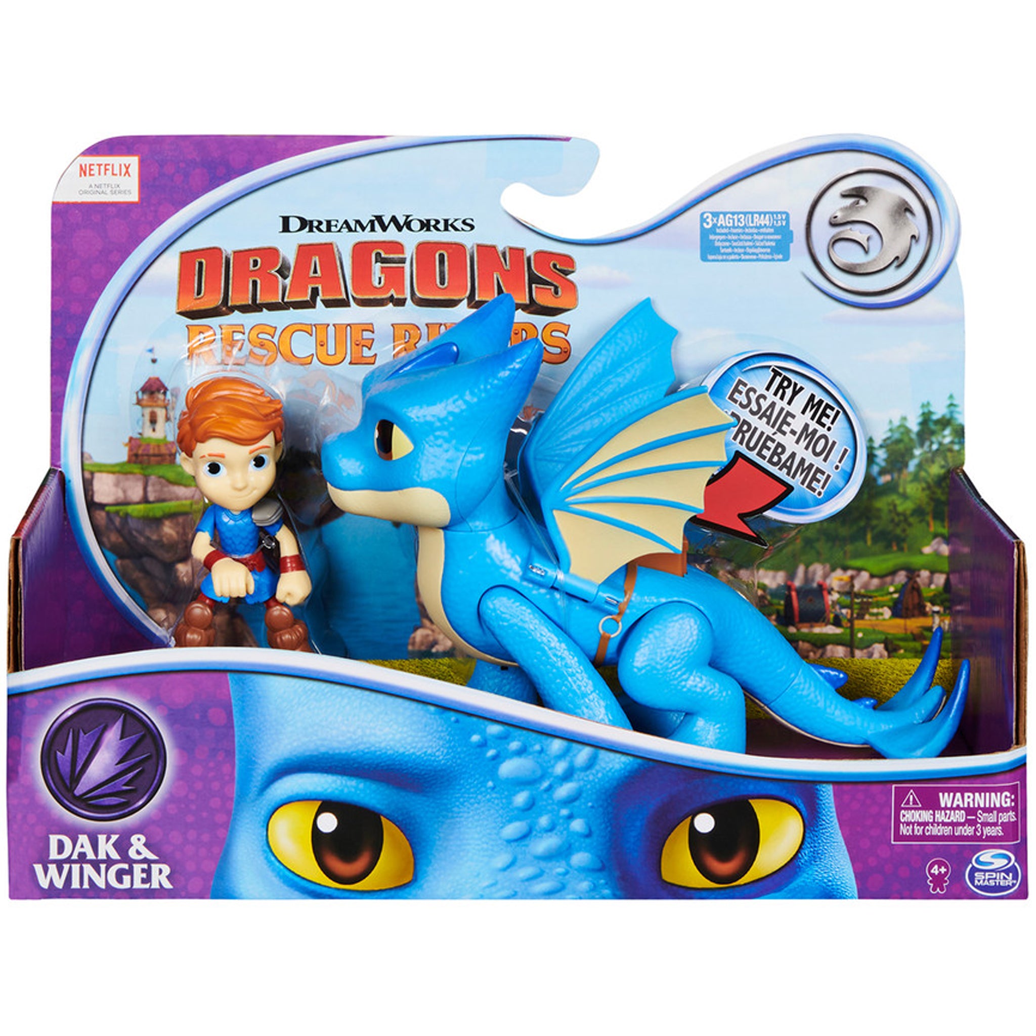 Dreamworks Dragons Rescue Riders - Winger & Dak – Animal Kingdoms Toy Store