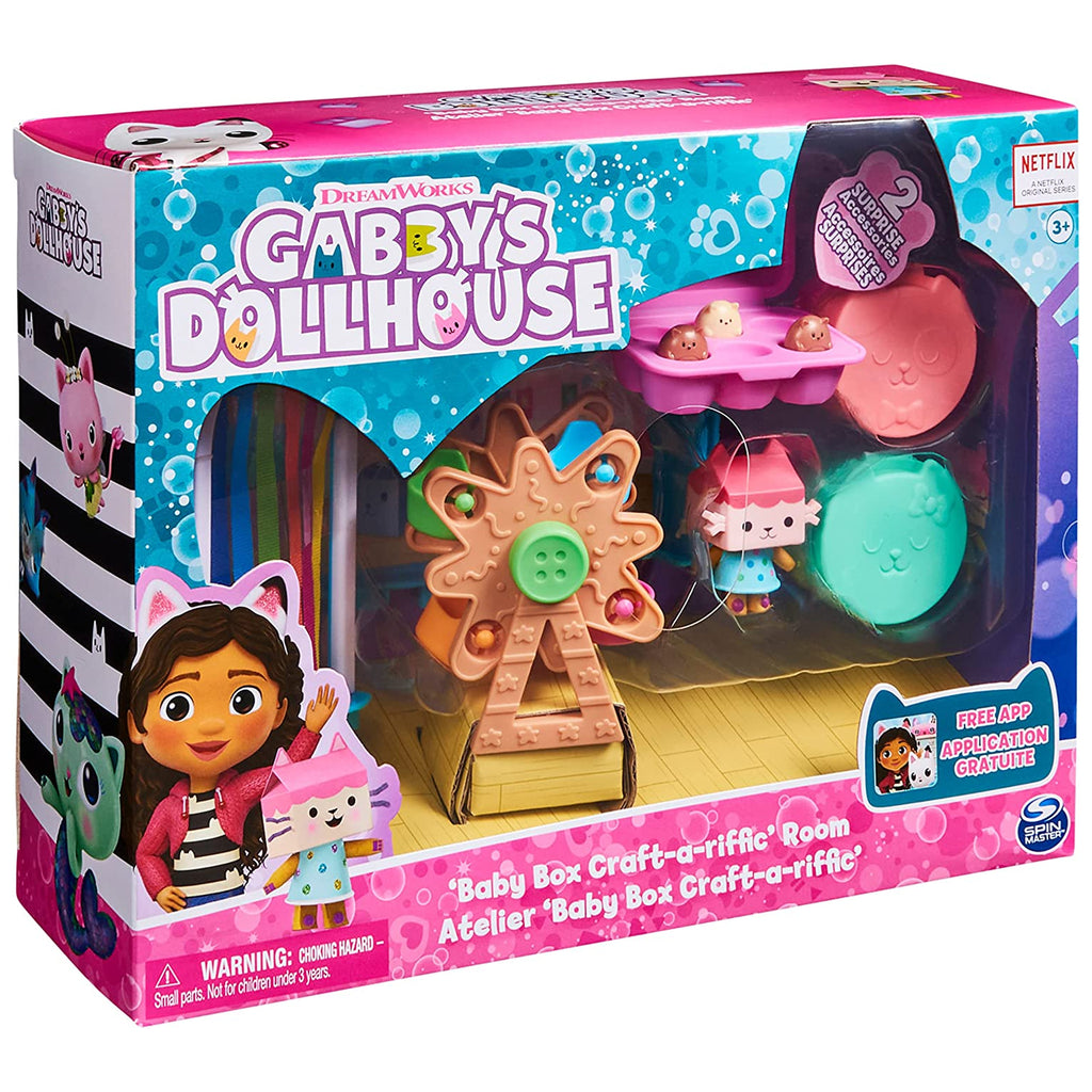 Gabby's Dollhouse - Baby Box Craft-a-riffic Room – Animal Kingdoms Toy ...