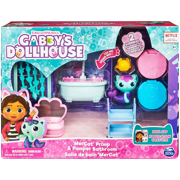 Gabby's Dollhouse - Mercat's Primp and Pamper Bathroom