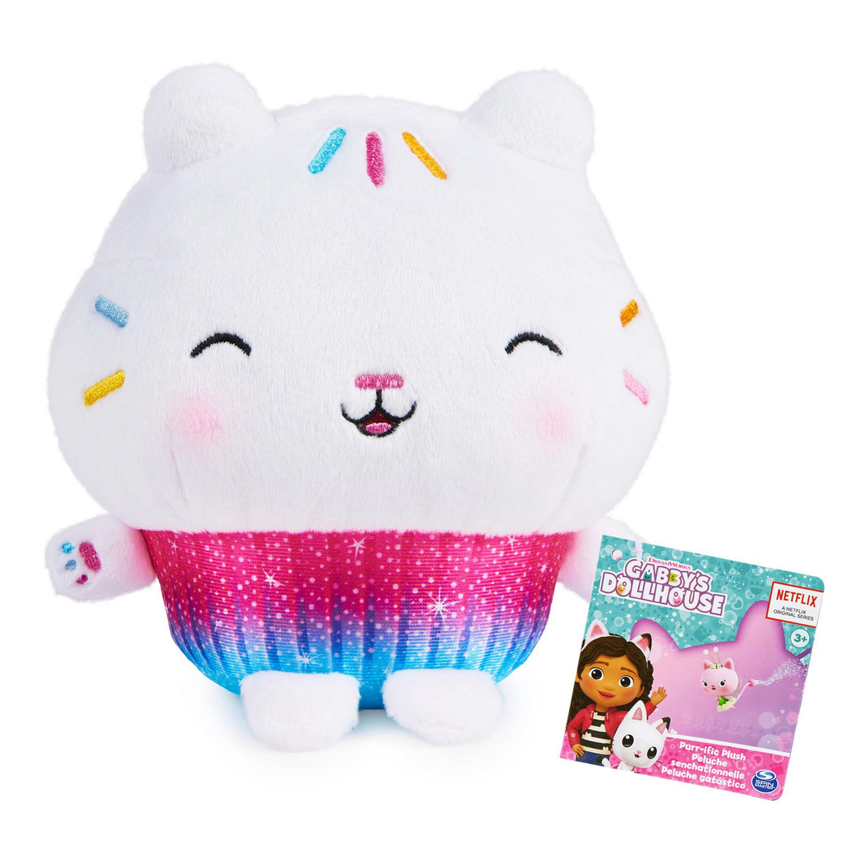 Gabby's Dollhouse - Purr-ific Plush Cakey Cat
