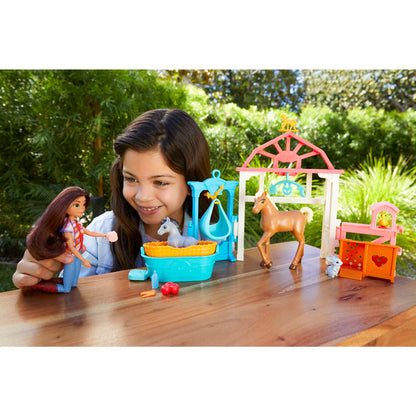 Mattel Dreamworks Spirit Lucky's Foal Nursery Playset