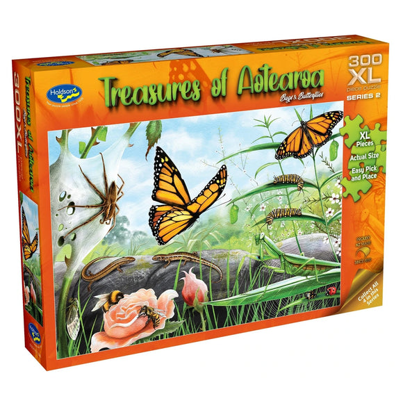 Holdson Bugs & Butterflies Puzzle 300pc-73056-Animal Kingdoms Toy Store