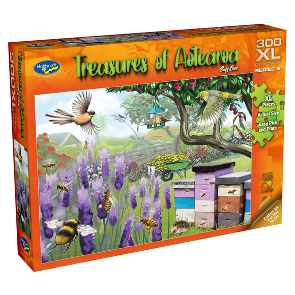 Holdson Busy Bee Puzzle 300pc-73057-Animal Kingdoms Toy Store