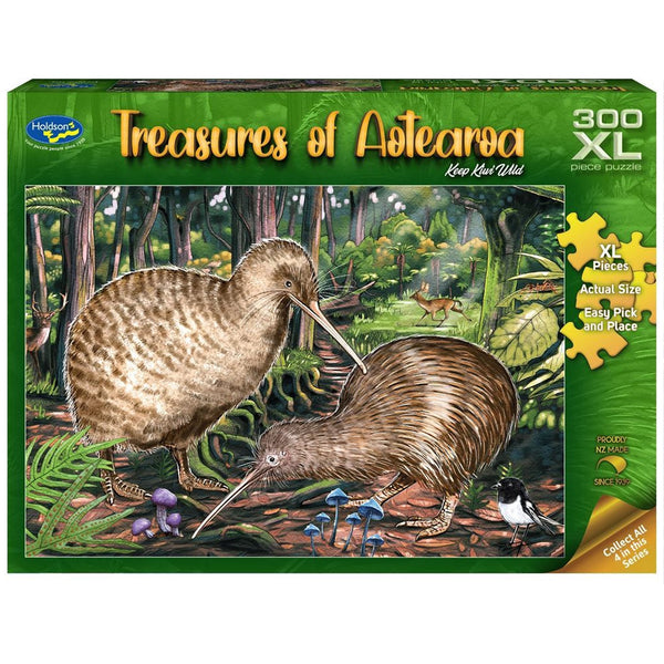 Holdson Keep Kiwi Wild Puzzle 300pc XL-73051-Animal Kingdoms Toy Store
