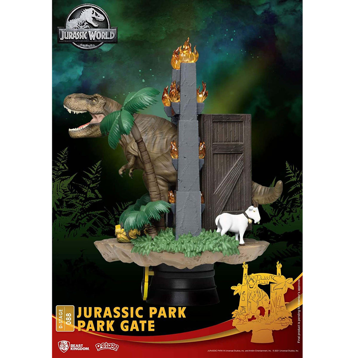Beast Kingdom D Stage Jurassic Park - Park Gate