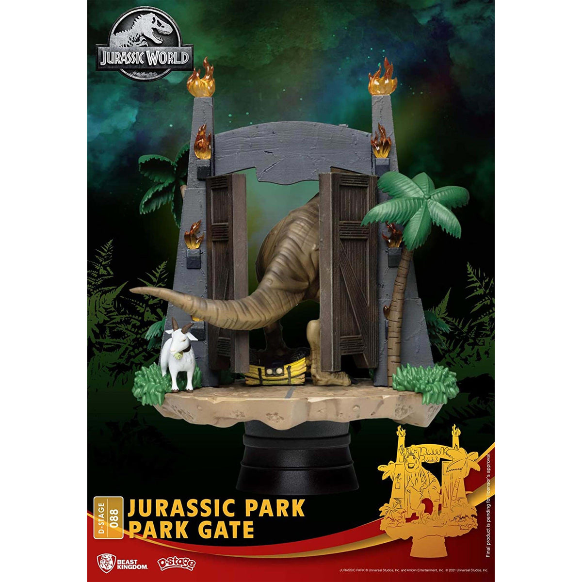 Beast Kingdom D Stage Jurassic Park - Park Gate