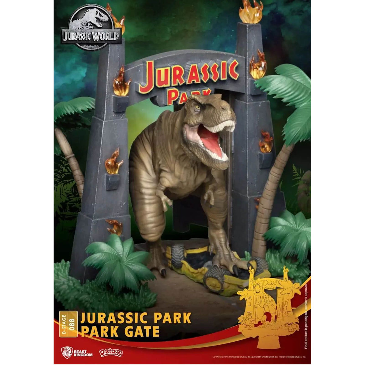 Beast Kingdom D Stage Jurassic Park - Park Gate
