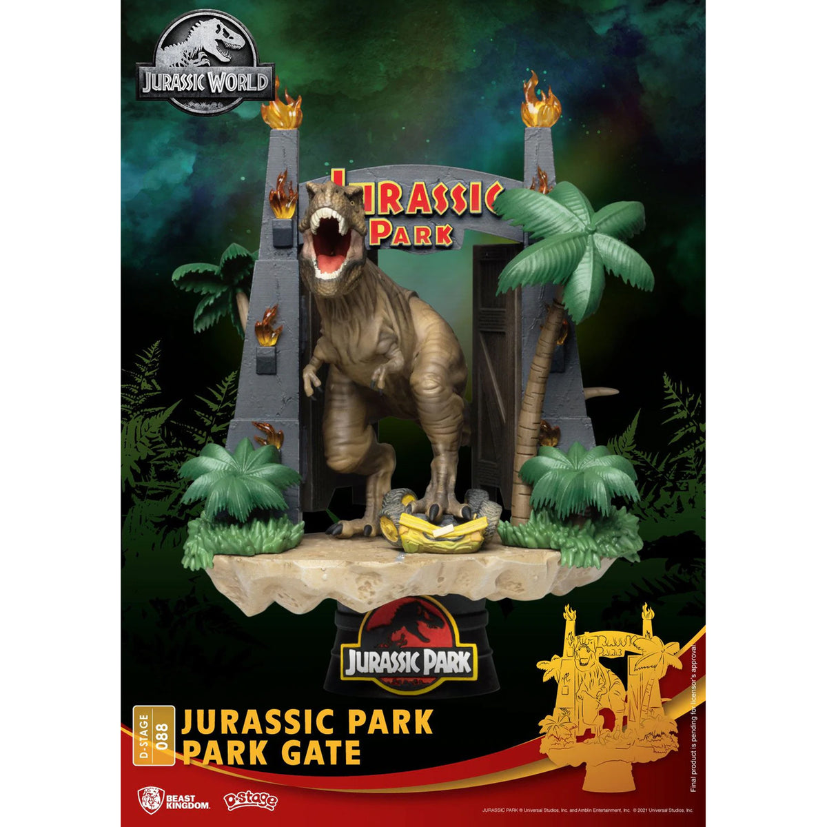 Beast Kingdom D Stage Jurassic Park - Park Gate