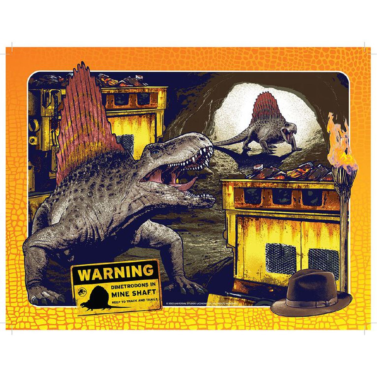 Jurassic World Dominion Mine Shaft Frame tray 96pc