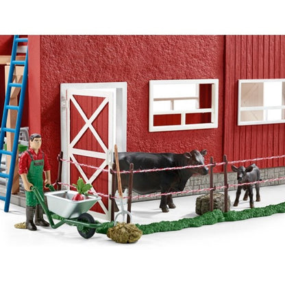 Schleich Limited Edition Large farm with Black Angus-72102-Animal Kingdoms Toy Store