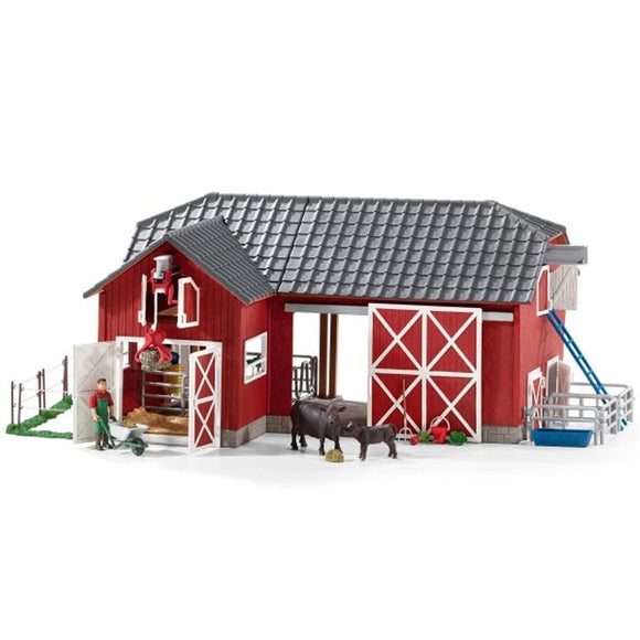 Schleich Limited Edition Large farm with Black Angus-72102-Animal Kingdoms Toy Store