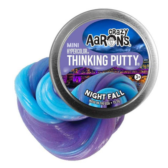 Crazy Aarons Mini Hyper Colour Night Fall Thinking Putty