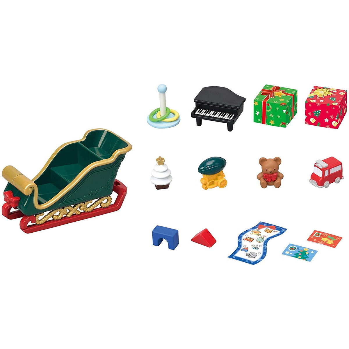 Sylvanian Families Mr. Lions Winter Sleigh-5568-Animal Kingdoms Toy Store