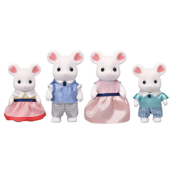 Sylvanian Families Marshmallow Mouse Family-5308-Animal Kingdoms Toy Store