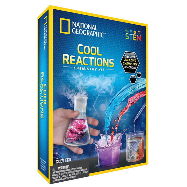 National Geographic Cool Reactions Chemistry Kit-NGCHEMCR-Animal Kingdoms Toy Store