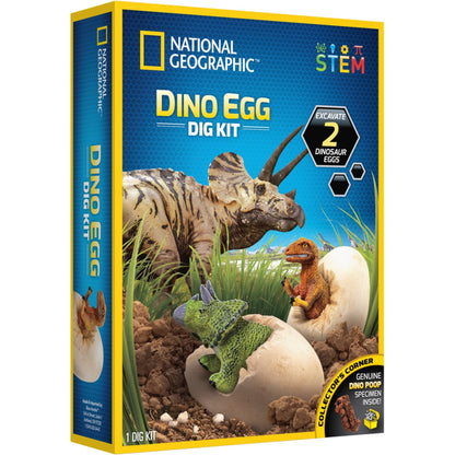 National Geographic Dino Egg Dig Kit-NGDEGGDIG-Animal Kingdoms Toy Store