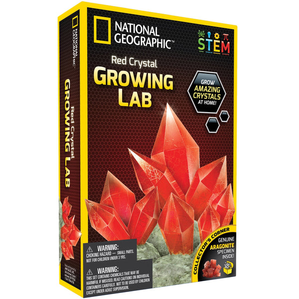 National Geographic - Red Crystal Growing Lab-Animal Kingdoms Toy Store