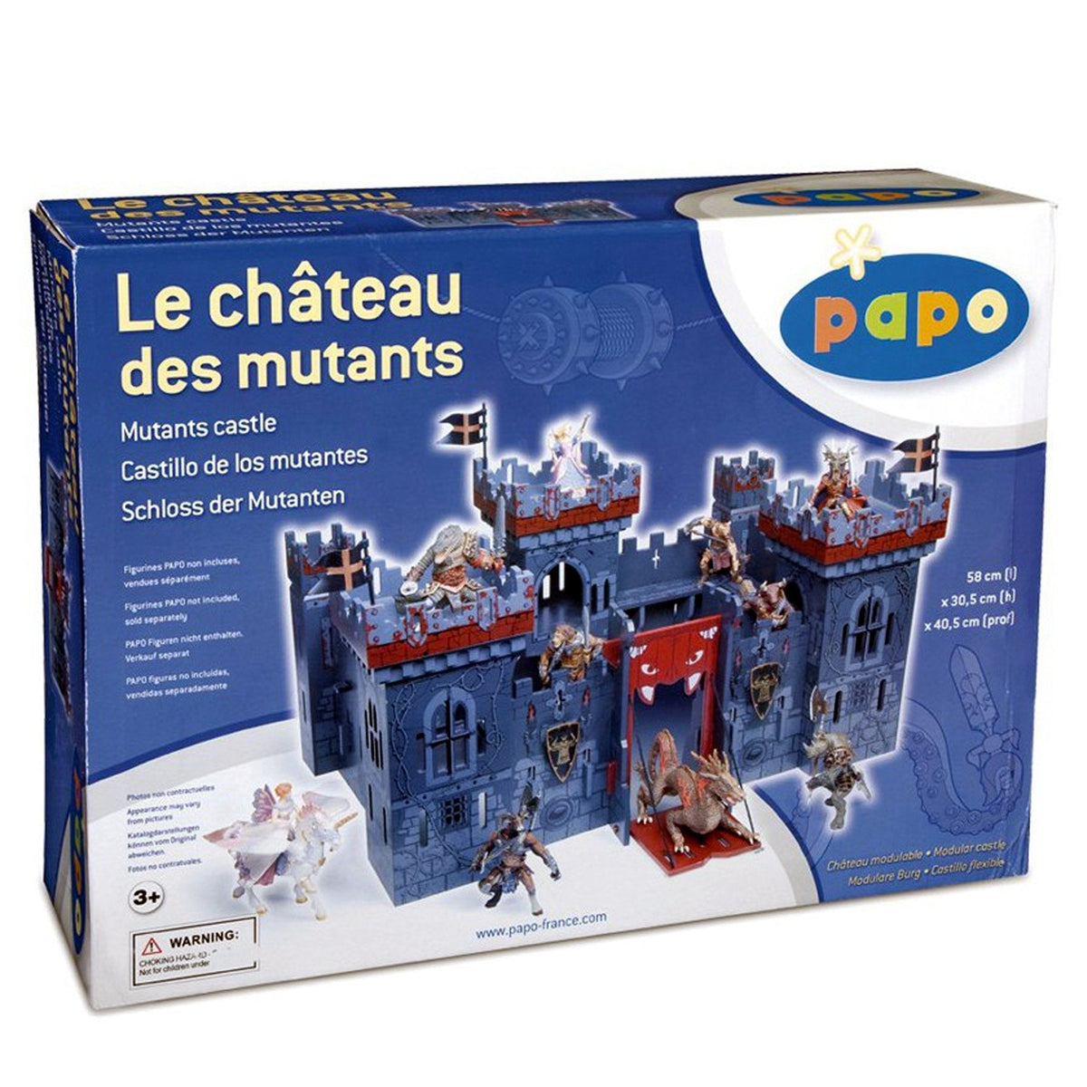 Papo Mutant Castle plus free foldable base-60052-Animal Kingdoms Toy Store