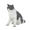 Papo Black and White Cat Sitting