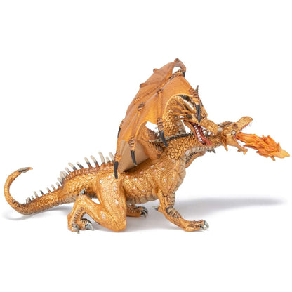 Papo Gold Two Headed Dragon