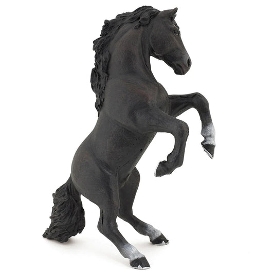 Papo Horse Black Reared up